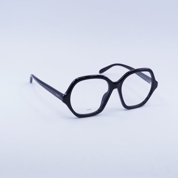Loewe LW50072I 001 Eyeglasses Black 55mm Geometric Frame - Picture 7 of 10